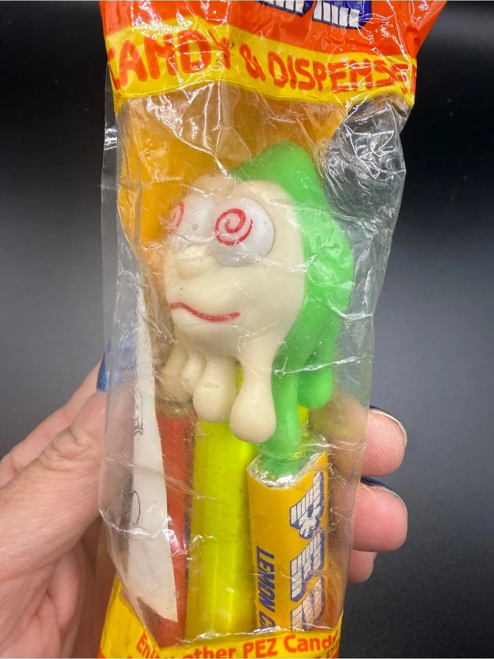 Vintage Halloween PEZ Dispenser Slimy Sid Original Package Unopened